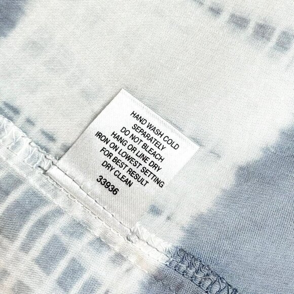 NWT Romeo & Juliet Beach Kimono Cover-Up Sz. L White Grey Vacation Cabana Boho - Picture 7 of 10